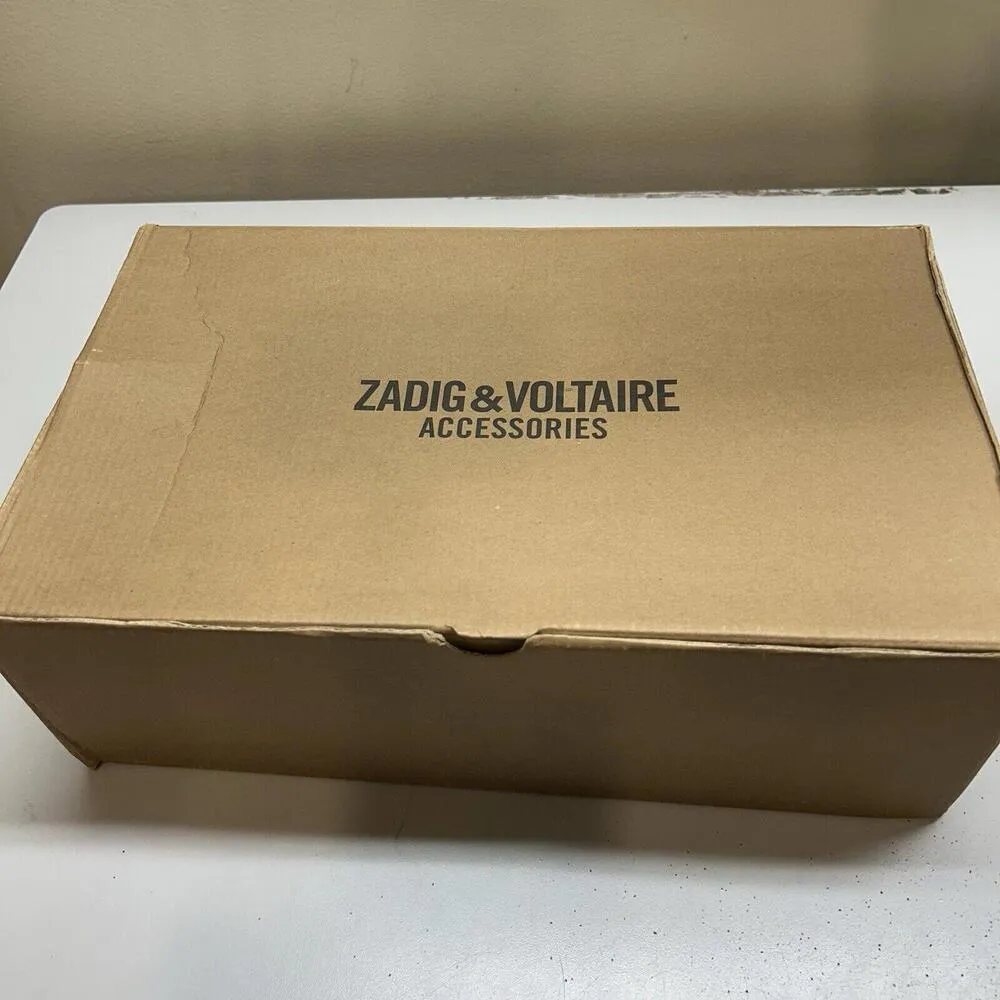 ZADIG & VOLTAIRE Zv1747 High Flash Keith Croc Blanc Leather Sneakers sz 39 $458 - Image 3