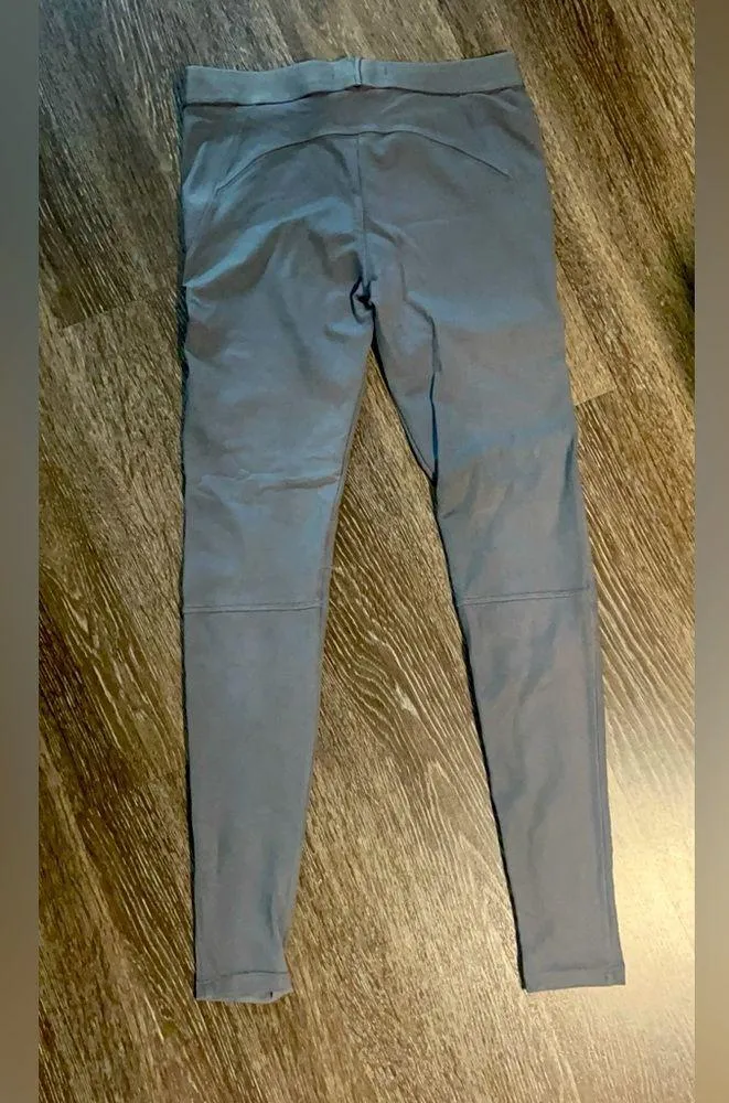David Lerner Moto Leggings Gray Size Small | Revolve Stretch Knit Pants USA Made - Image 3