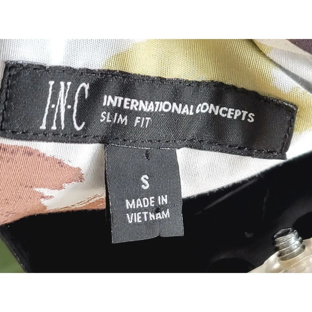 INC International Concepts 2 Piece Suit Womens Size Small Multicolor Long Sleeve Black - Image 2