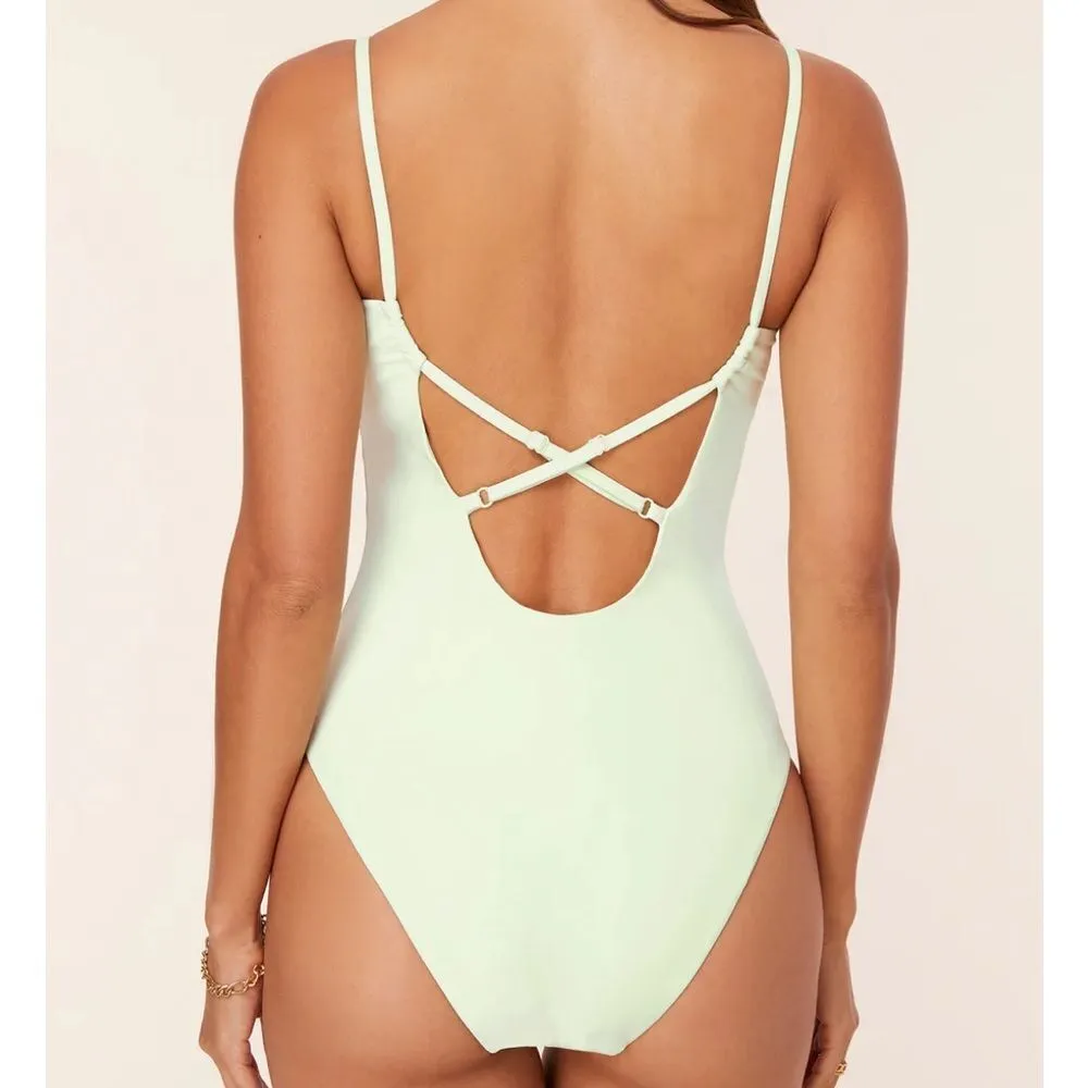 Andie The Jetties‎ One Piece Swimsuit Pistachio size M NWT - Image 2
