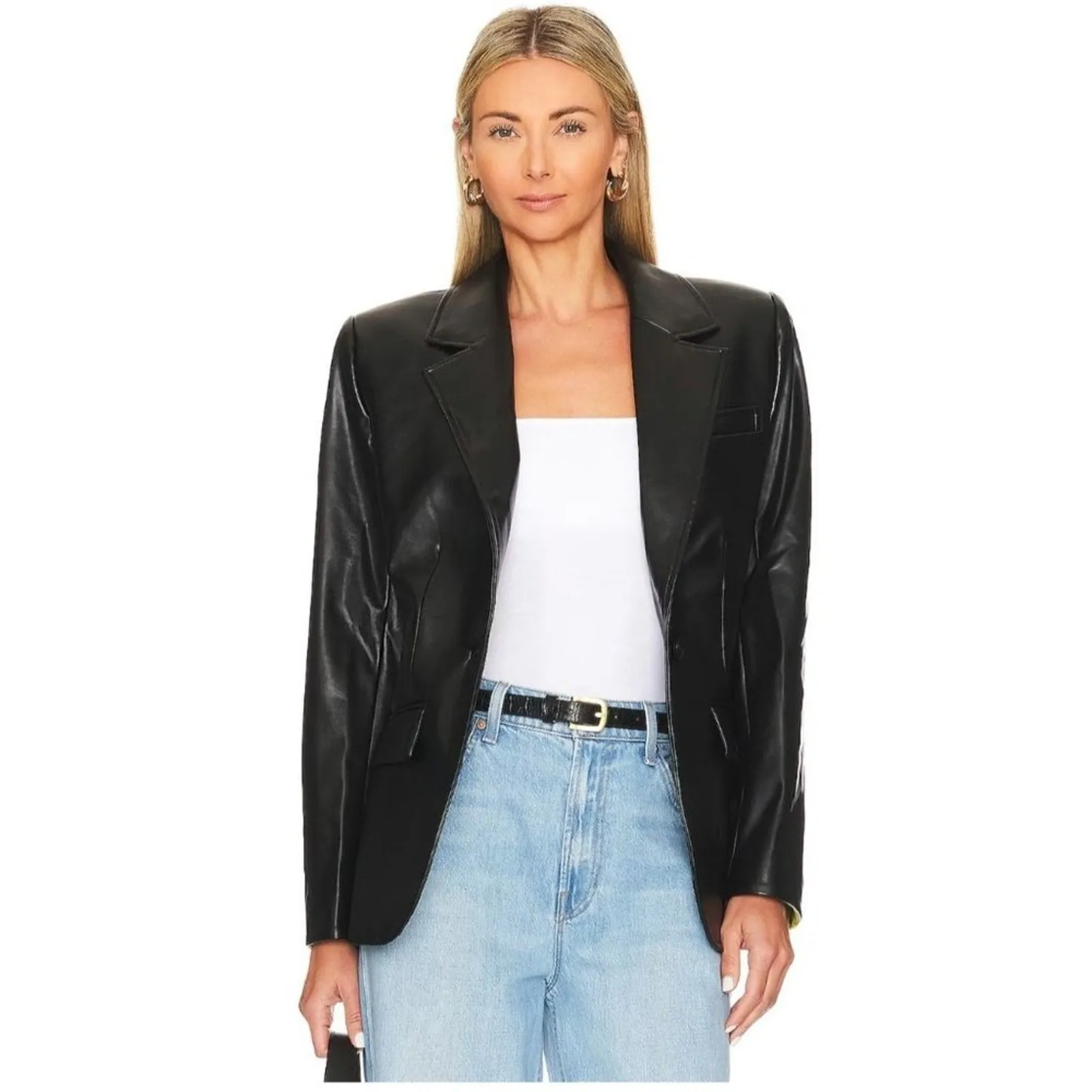 L'Academie Revolve -  Theo Blazer in Black - Image 8