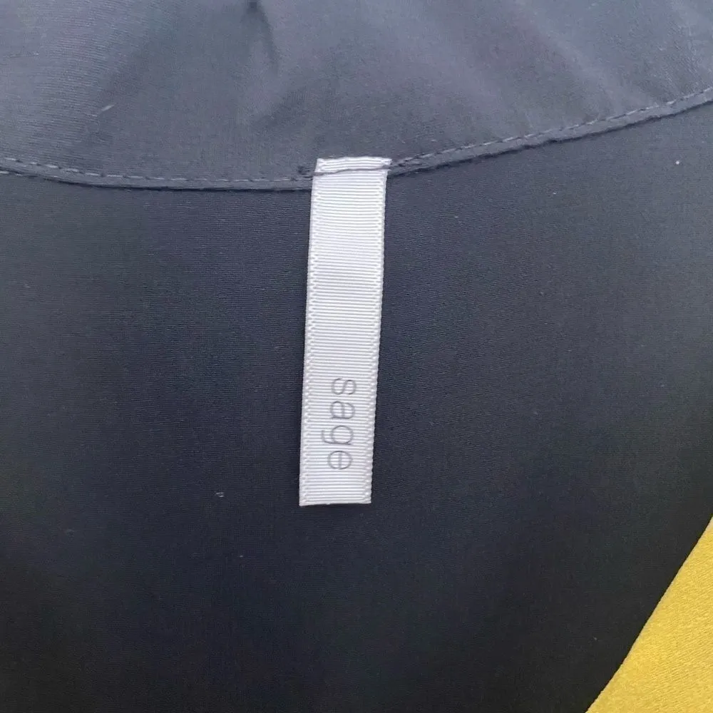 Sage high low dress SZ S - Image 3