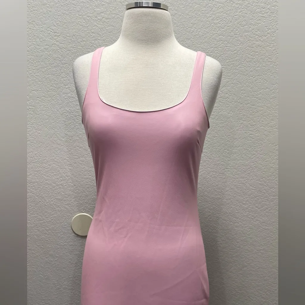 New! Amanda Uprichard Margot Faux-Leather‎ Sleeveless Minidress Pink Small $228 - Image 7