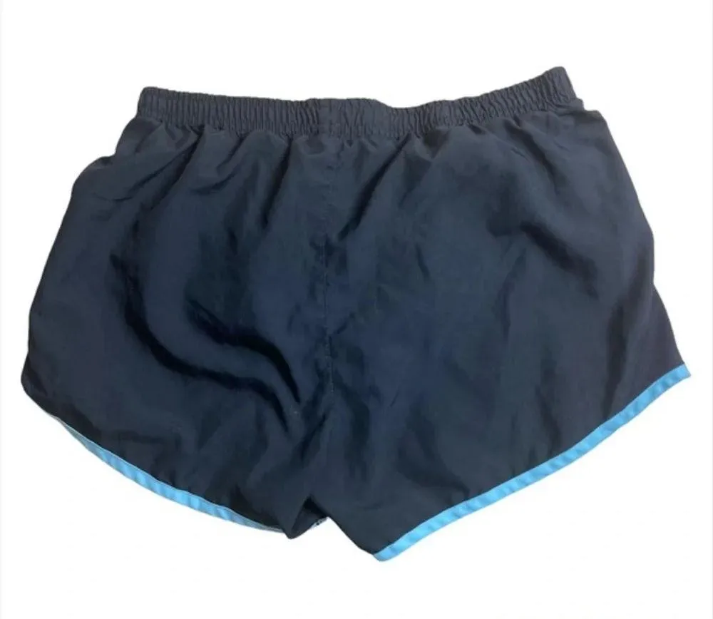 Nike Lined shorts size XS Black with blue‎ trim - Image 2