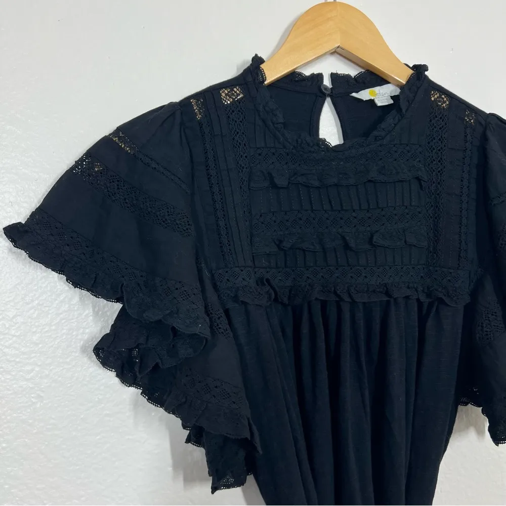 Boden Black Trim Detail Jersey Mini Dress Size 4 - Image 11