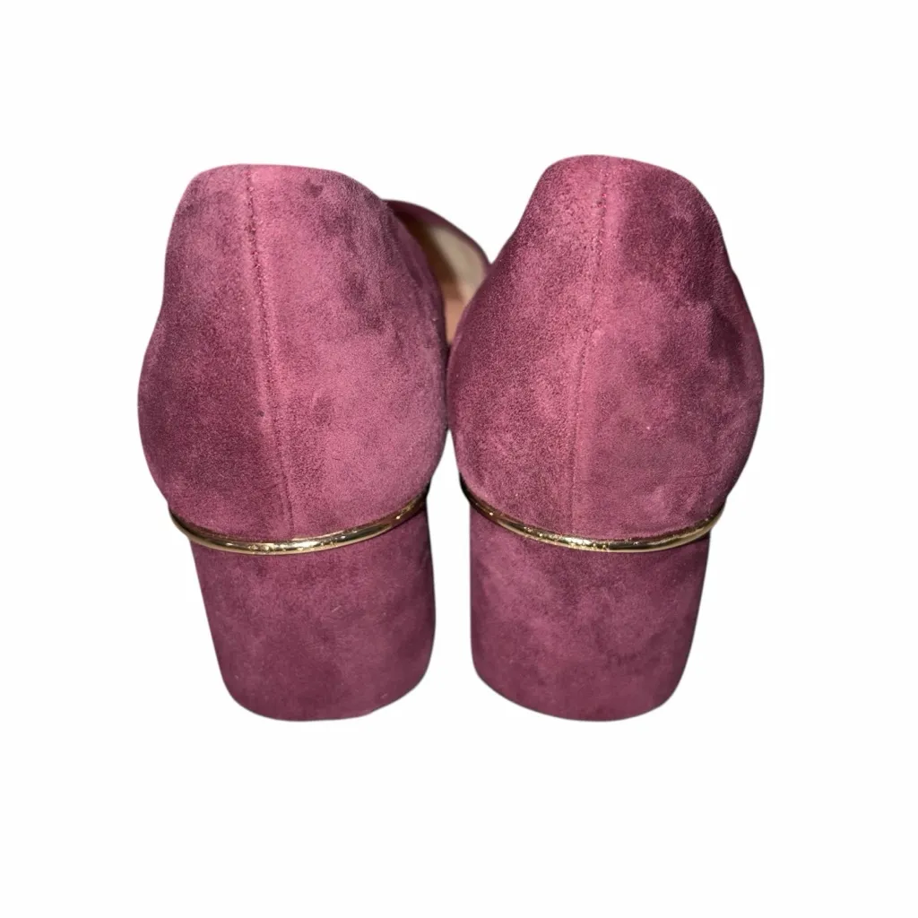 Cole Haan Laree Grand Fig Burgundy Suede Pumps Shoes size 9.5 - Image 5
