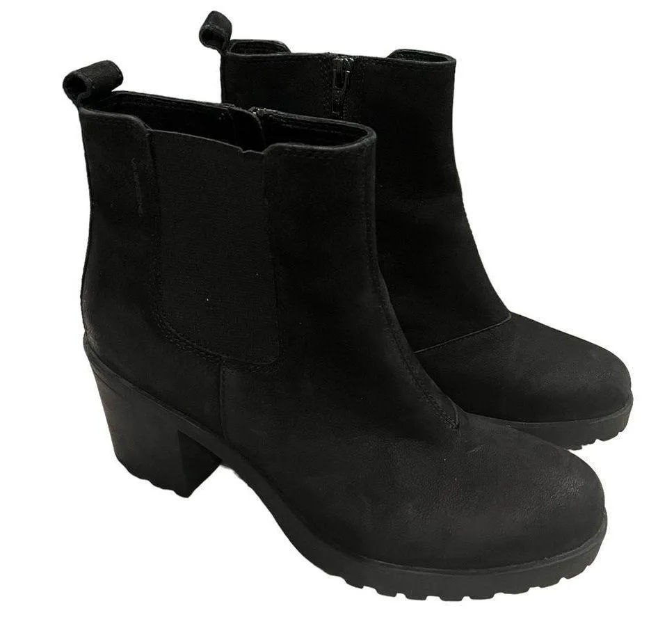 Vagabond Grace Platform Nubuck Leather Ankle Boot, Sz 9.5 - Image 3