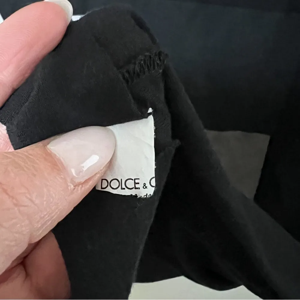 Dolce & Gabbana James Dean Cutoff Sleeveless Tank Top in Black - Image 3