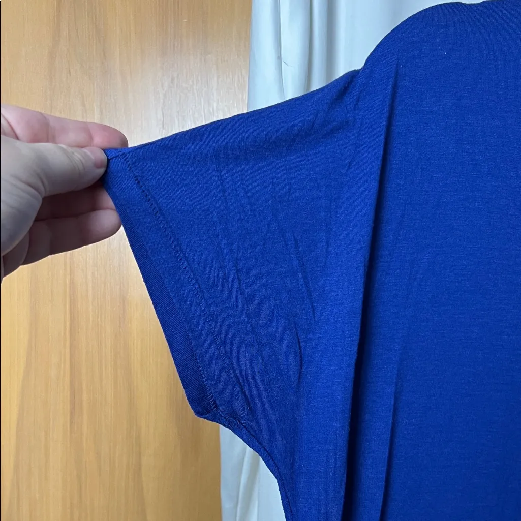 Nike Dri-Fit Blue Loose Fit Tee Shirt Size Medium - Image 3