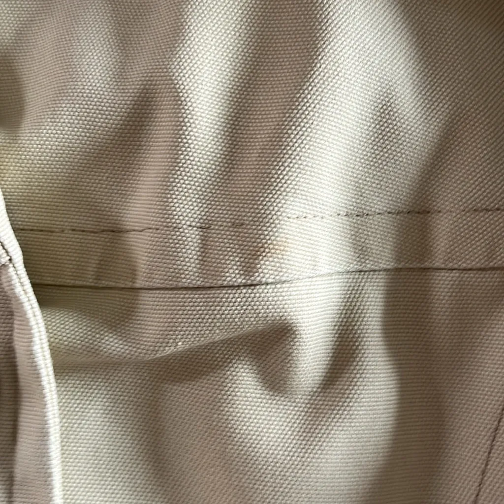 Vintage 70s London Fog Tan Double Breasted Trench Coat size Large - Image 10