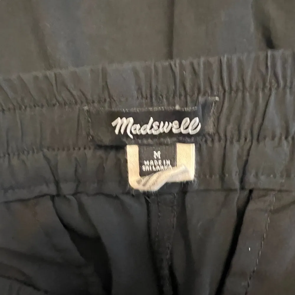 Madewell - Dolphin Hem Track Trousers Black Casual Pants Sz M - Image 7