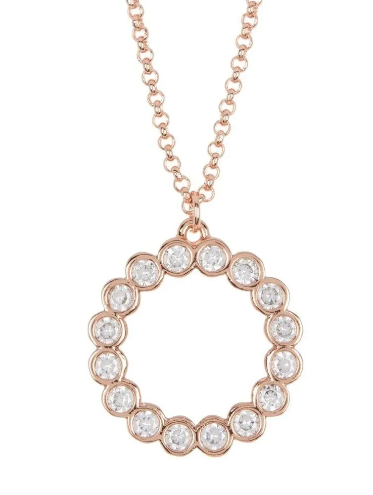 NWT Kate Spade CZ Open Circle Pendant Necklace - Image 4