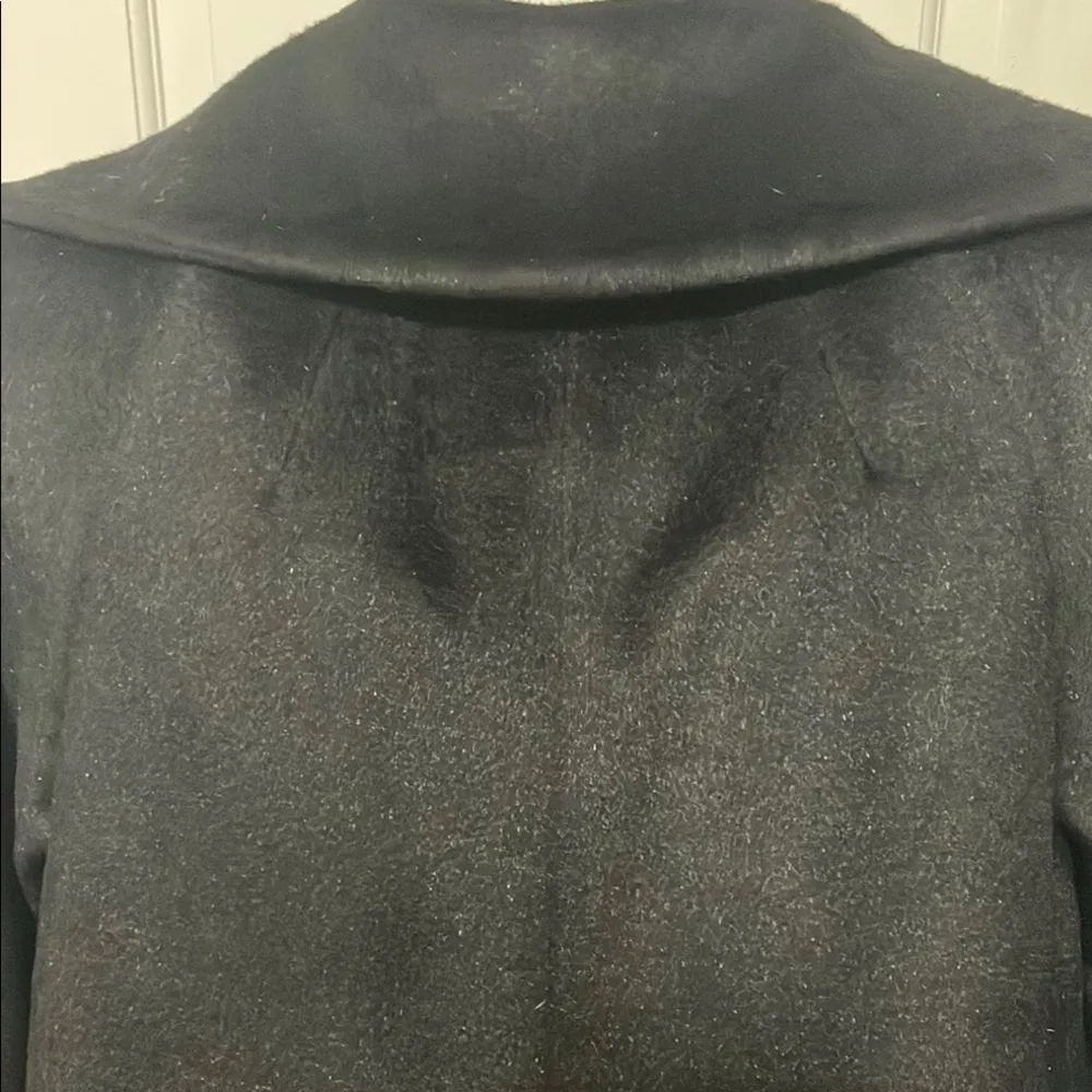 π³οΈβππ³οΈβππ³οΈβπBOGOHOπ³οΈβππ³οΈβππ³οΈβπVintage Elegant Black Wool Trench Coat Size M - Image 8