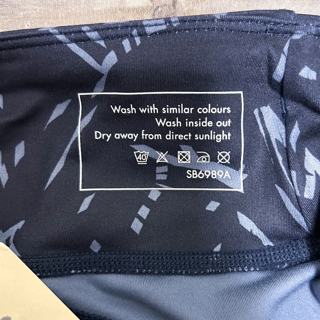 Sweaty Betty Navy Blue Periwinkle Etch Print All Day Full Length Legging NWT XXS - Image 12