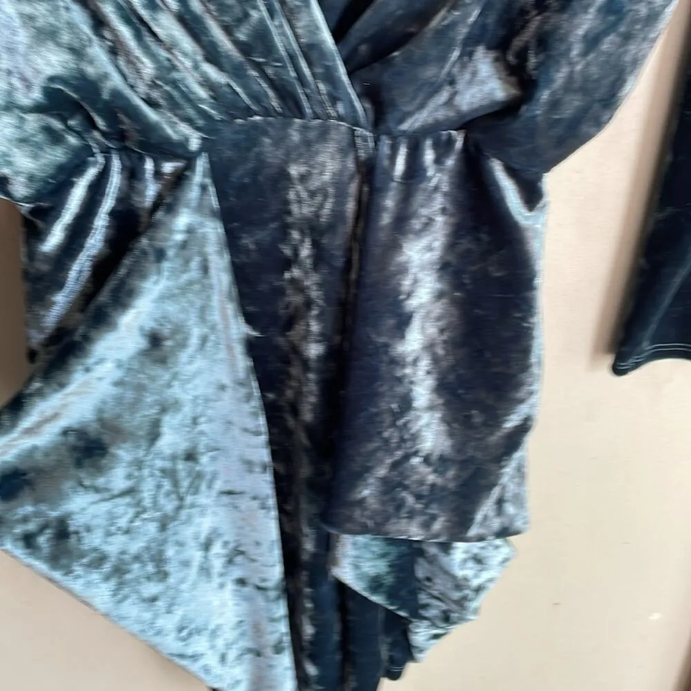 Misa Los Angeles Ophelie Crushed Velvet Knot Dress - Image 11