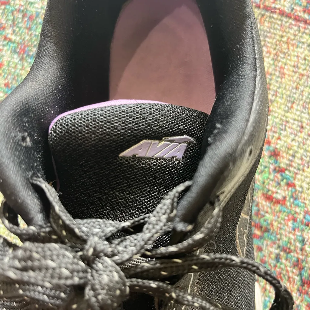 Avia Black and Purple Athletic Shoes Lightweight Design SZ 7.5 Sneakers Lace Up - Image 8