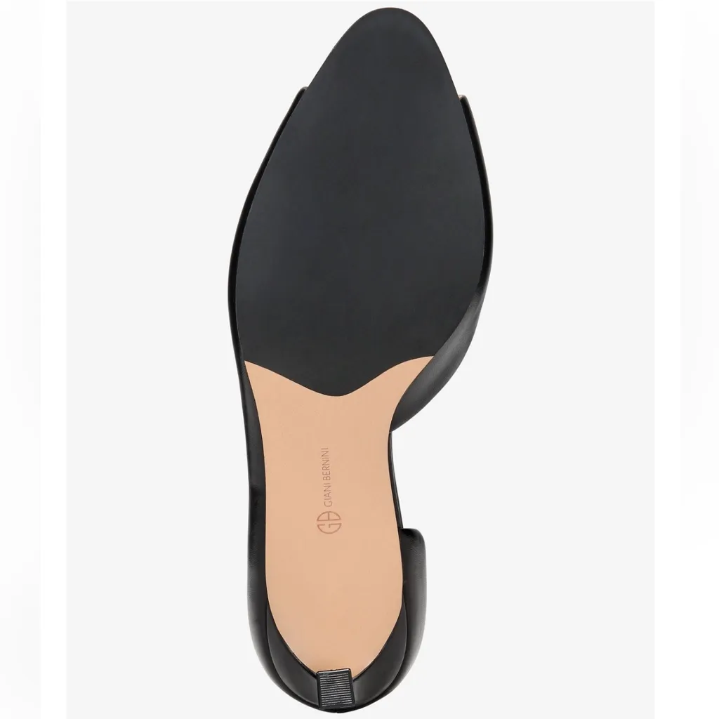 Giani Bernini Women's Valorr Peep Toe d'Orsay Leather Pumps- Size 5 - Image 6