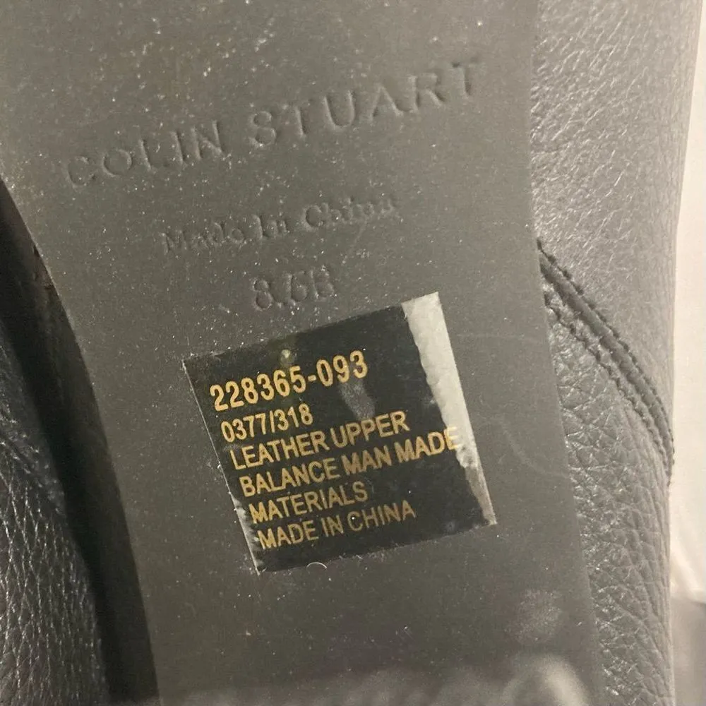 COLLIN STUART Women’s Pull On‎ Leather Knee High Boots Size 8.5 B - Image 6