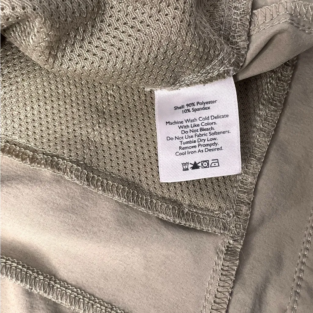 Eddie Bauer Travex Pants Women's 6 Tan Cargo Capri Stretch Nylon Hiking Utility - Image 9