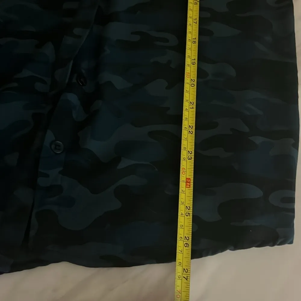 Rock & Republic Button Down Camouflage Western Ruffle Size M Longsleeve Fall - Image 13