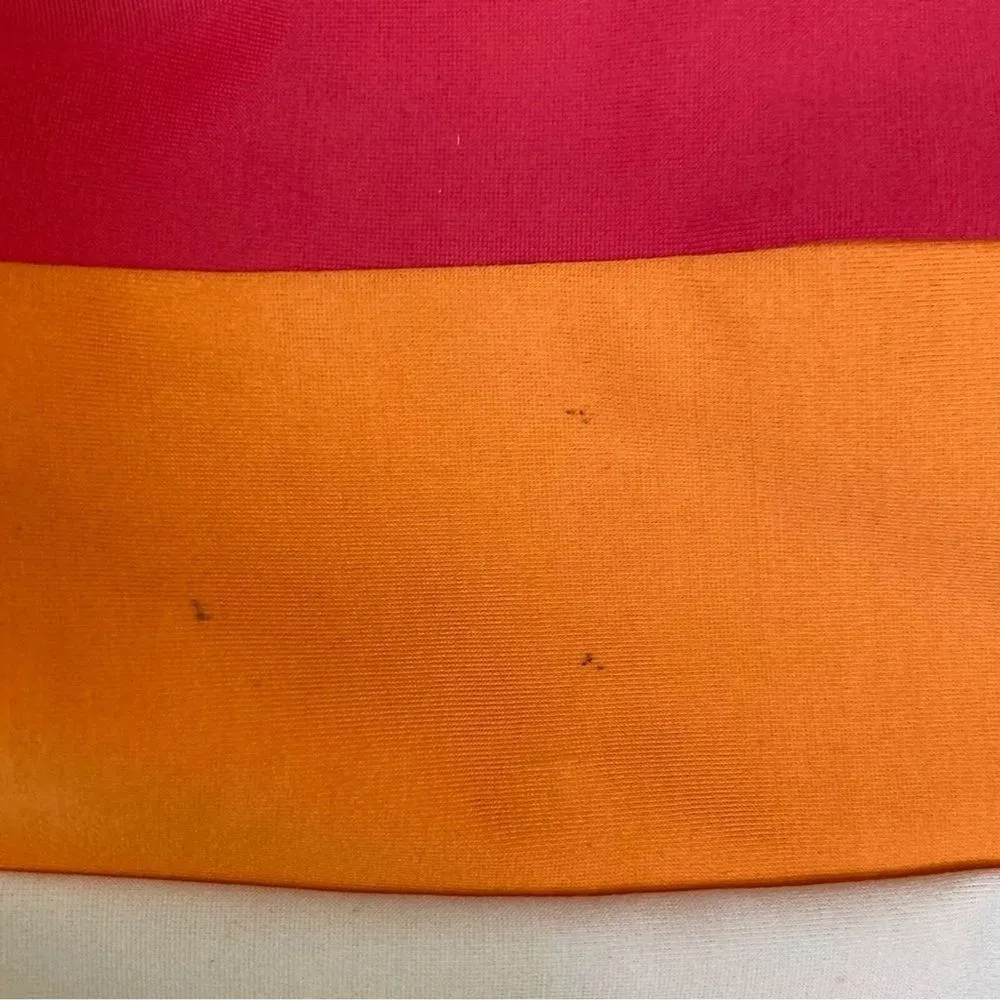 Bleu by Rod Beattie Swimsuit Sz 4 One Piece Pink Multi Striped Beachwear‎ - Image 9