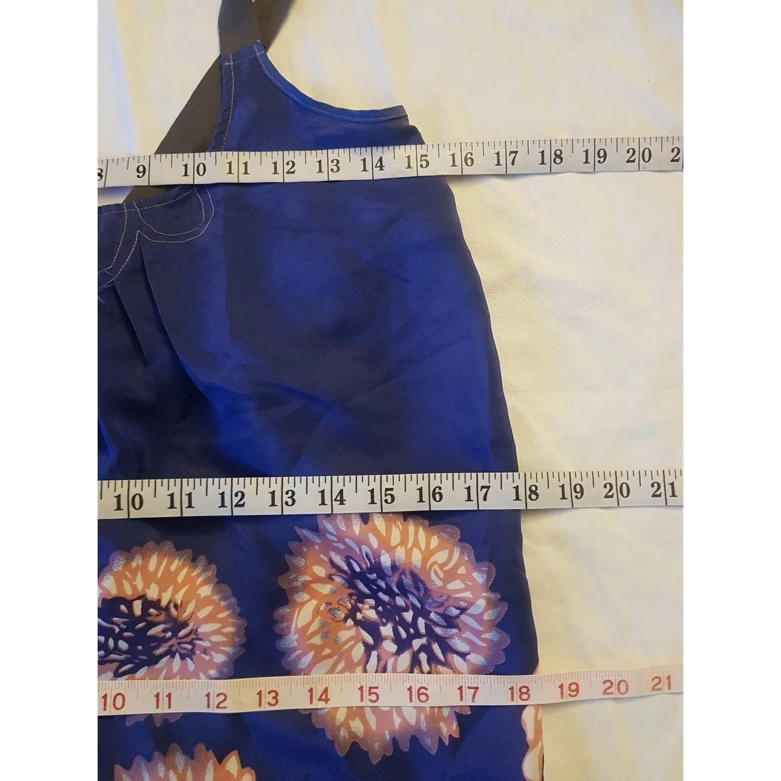 Tea And Honey Womens Blouse Sz XS Floral 100% Silk Pastel Cottage Cottagecore - Image 11