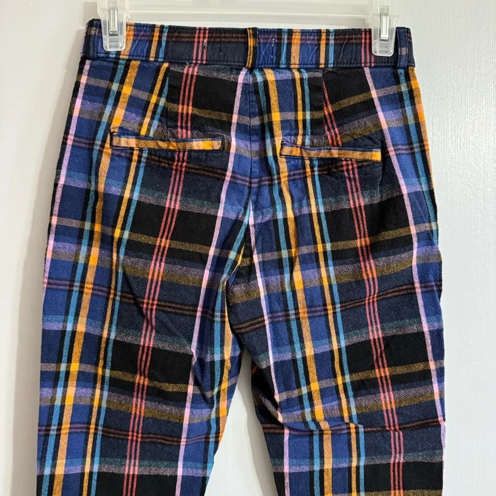 Hollister Ultra High Rise Skinny Plaid Pants Size XS - Image 6