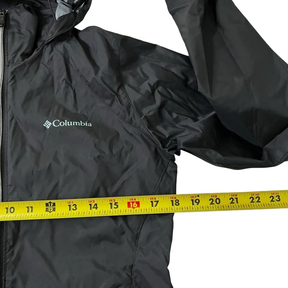 Columbia Black Full Zip Windbreaker Jacket Women Size Small | 65-5 - Image 5