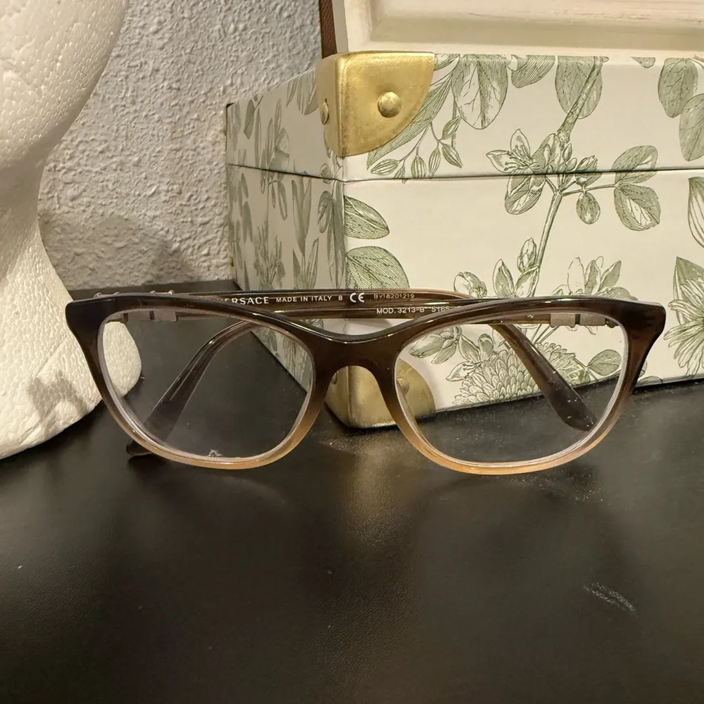 Versace gradient brown Eyeglasses made in Italy - Image 10