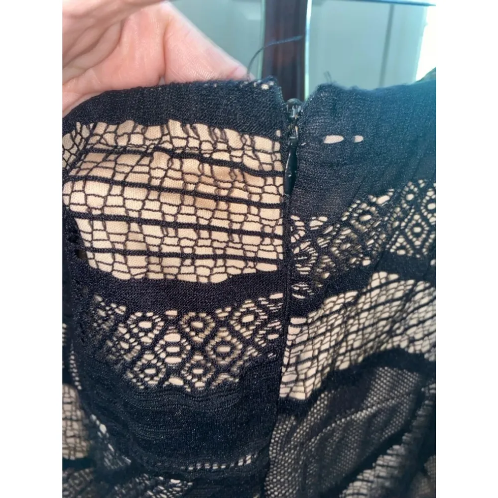 Women's Fashion to Figure Black and Tan Strapless Dress Size 3X - Image 5