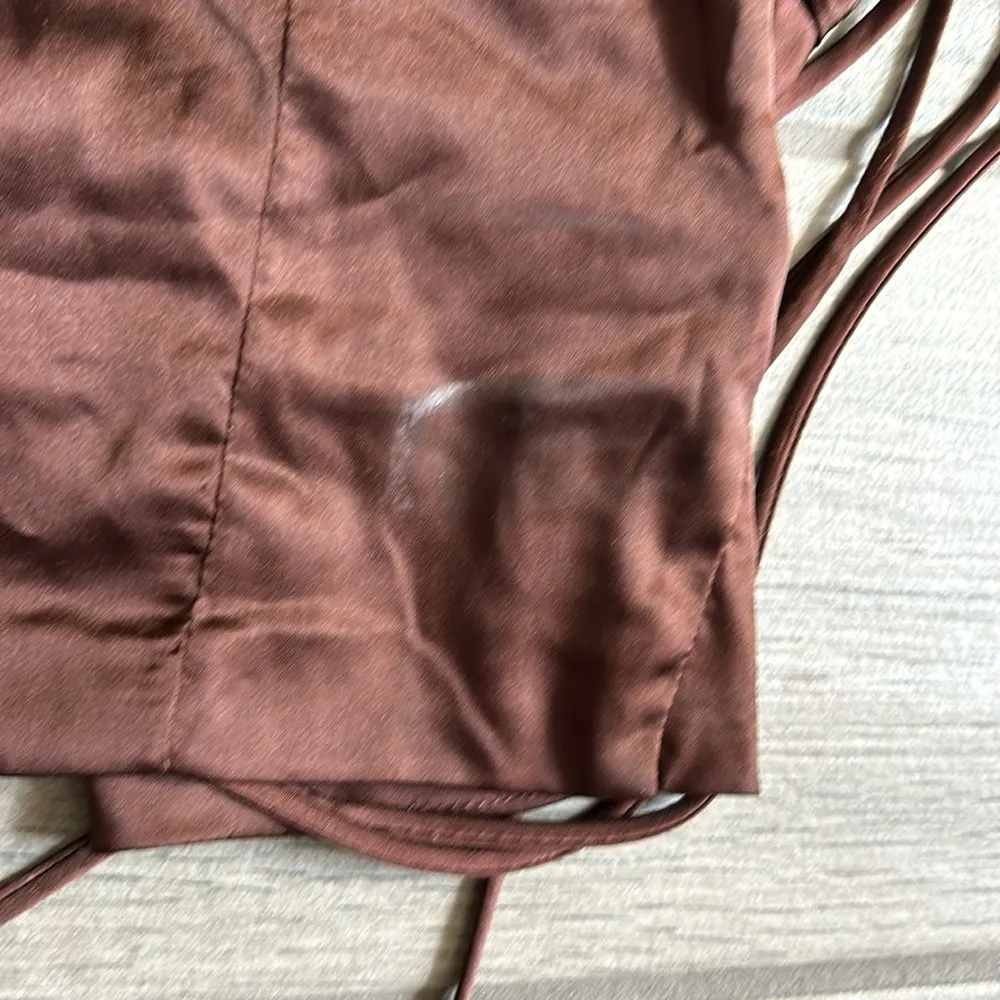 Cotton candy la brown blouse Size M - Image 6