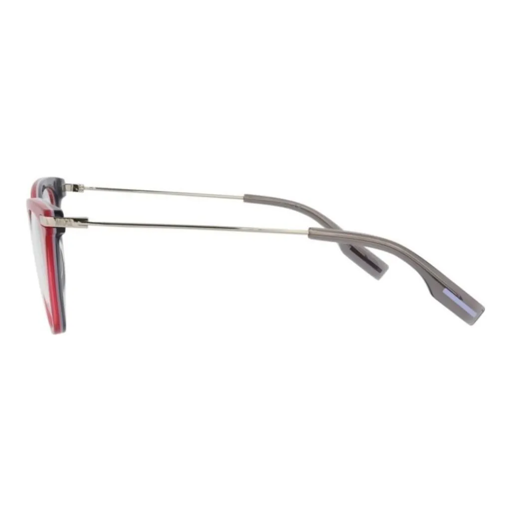 New Authentic McQ Alexander McQueen Womens Cat Eye Violet Silver Transparent Fas - Image 3