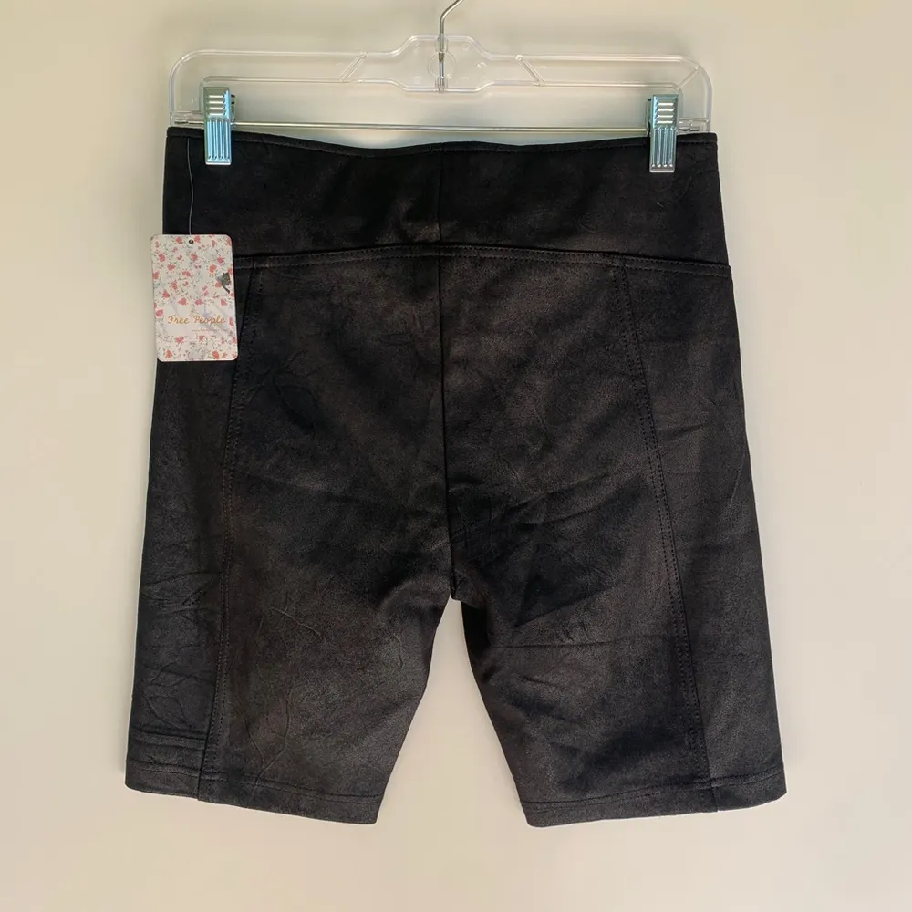 Free People Heatwave Faux Leather Bike Shorts - Image 8