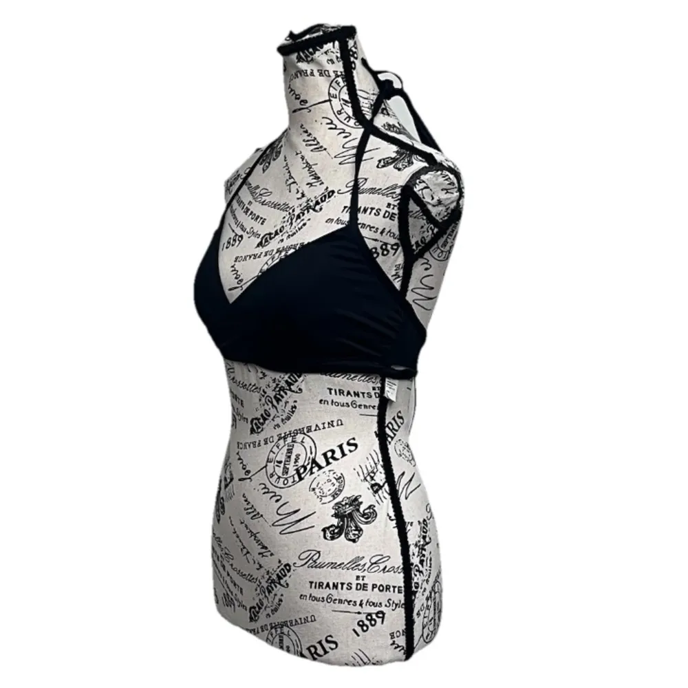 Abercrombie & Fitch Black Halter Bikini Top Women’s Swimwear Size S - Image 3