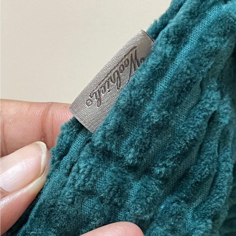 WOOLRICH | Green Corduroy Full Zip Vest Sz L - Image 4