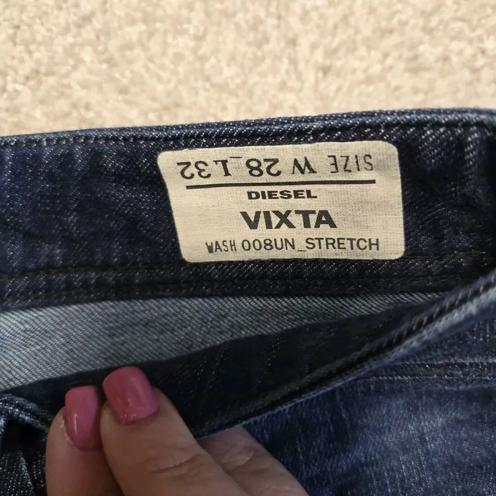 Diesel‎ Women's Vixta Straight Leg Jeans Wash 008UA Stretch 28x32 - Image 6