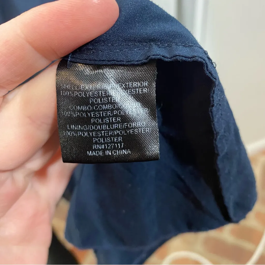 Badgley Mischka Navy Ballerina Formal Gown size 16‎ formal gala black tie - Image 4