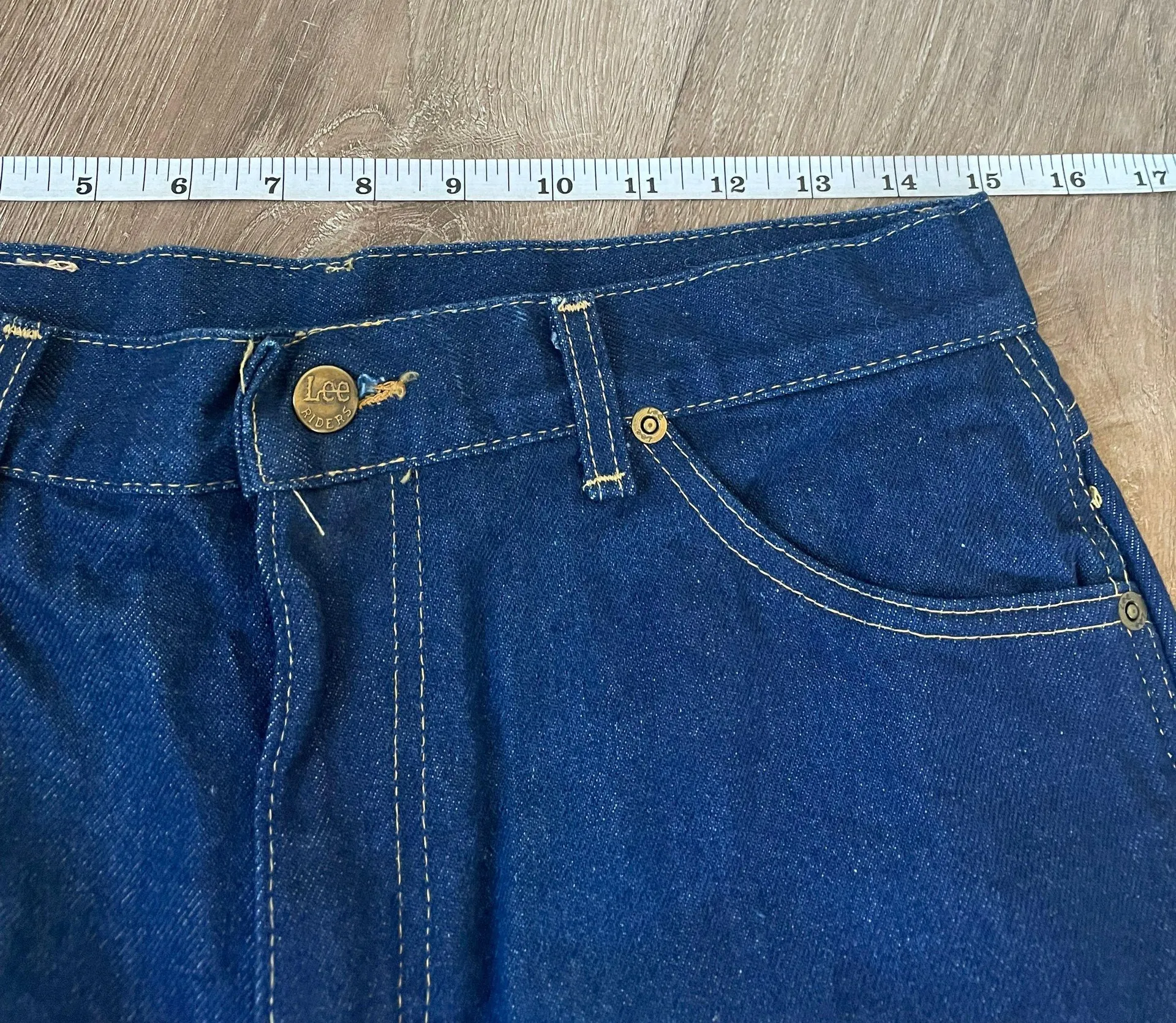 Lee Vintage Deadstock  Misses Genuine Bootcut Riders heavyweight women’s sz 16MED - Image 10