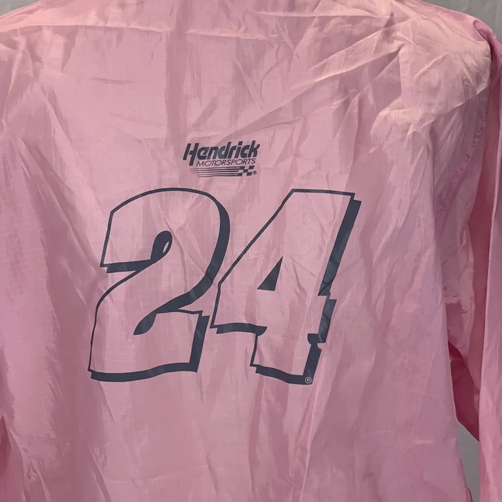 NASCAR Chaser Authentics Pink #24 Jeff Gordon Windbreaker Size XL - Image 12