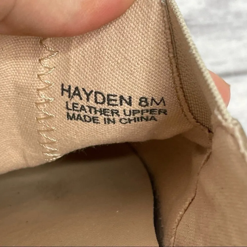 BOTKIER Sneakers Womens Size 8 Slip On Gold Leather Croc Print Summer Casual - Image 8