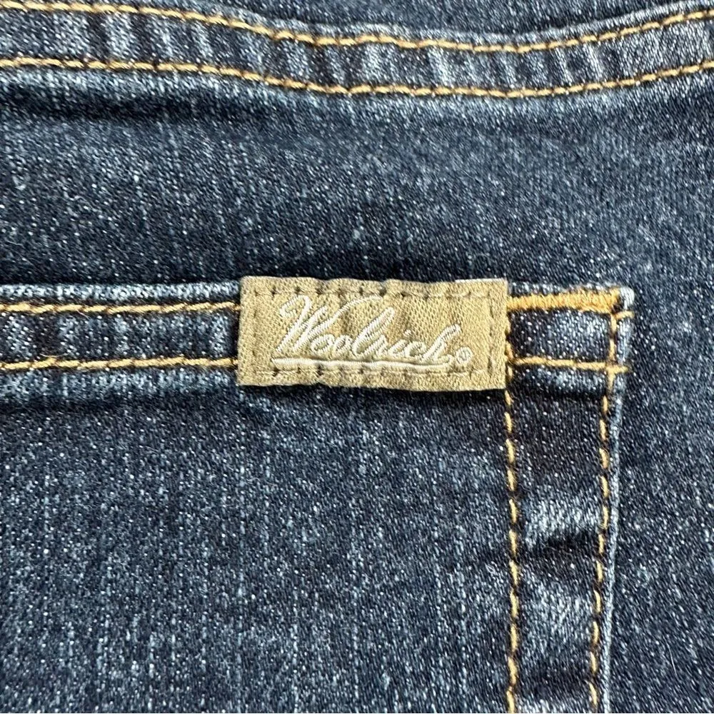 NWT Woolrich Womens 18 Bryton Reflex Stretch Tummy Control Panel Boot Cut Jeans - Image 8