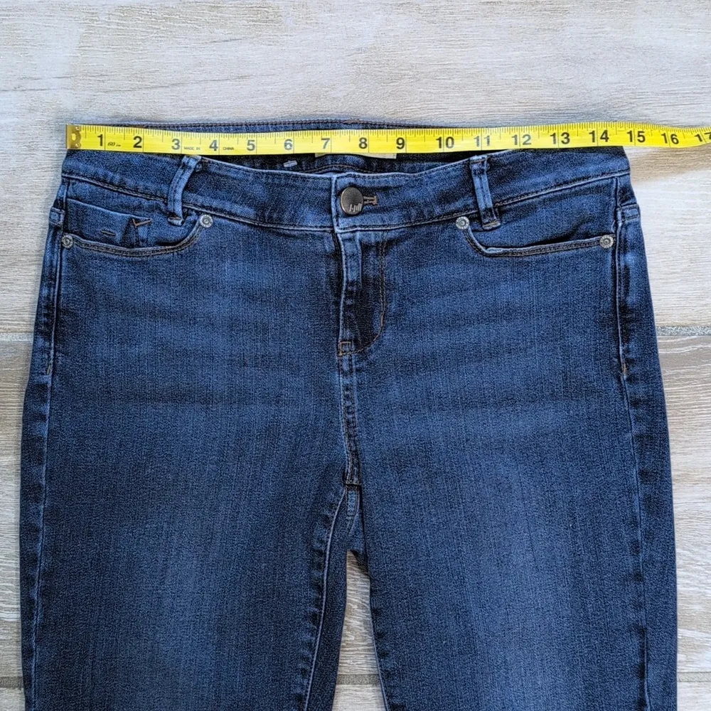 J. Jill Weekender Straight Leg Jeans | J. Jill Petite Straight Leg Jeans Blue Size 4P - Image 4