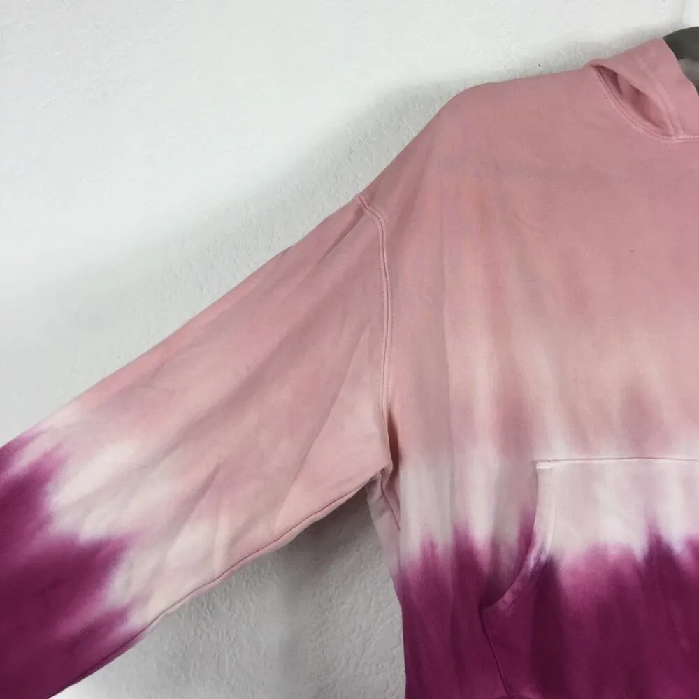 NWT Wildfox Tie Dye Pink Hoodie Oversized  Sweatshirt Small Cozy Loungewear - Image 10