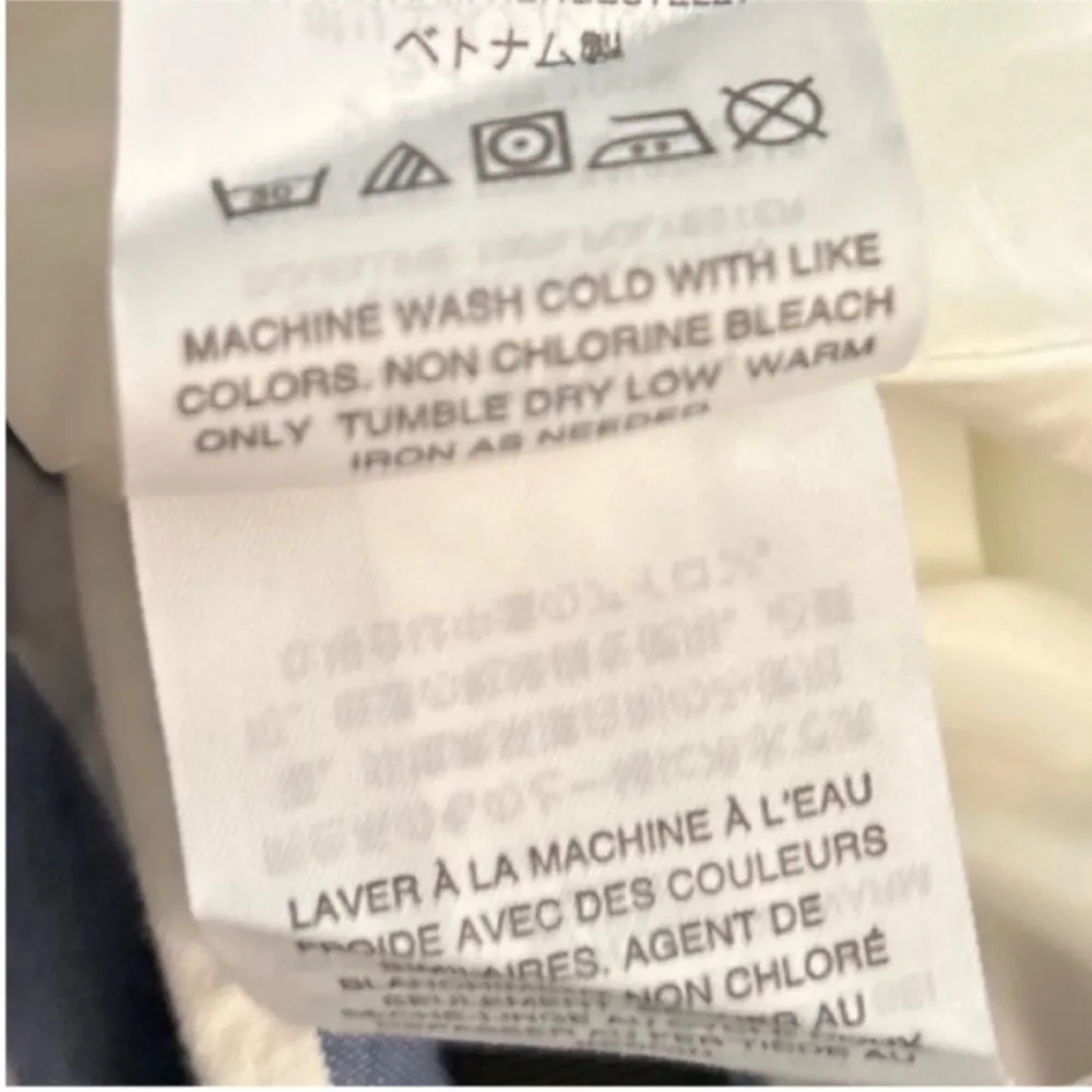 Women’s J. Crew Blue White Seersucker Bow Tie Waist Detail Skirt Size Petite 0 - Image 10