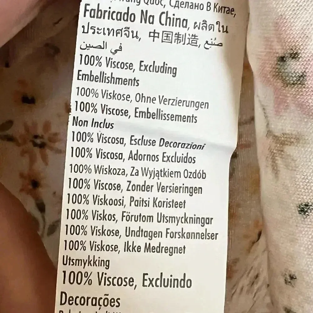 Women’s Cotton On pink yellow Floral High Smocked Neckline Top Blouse - Image 8