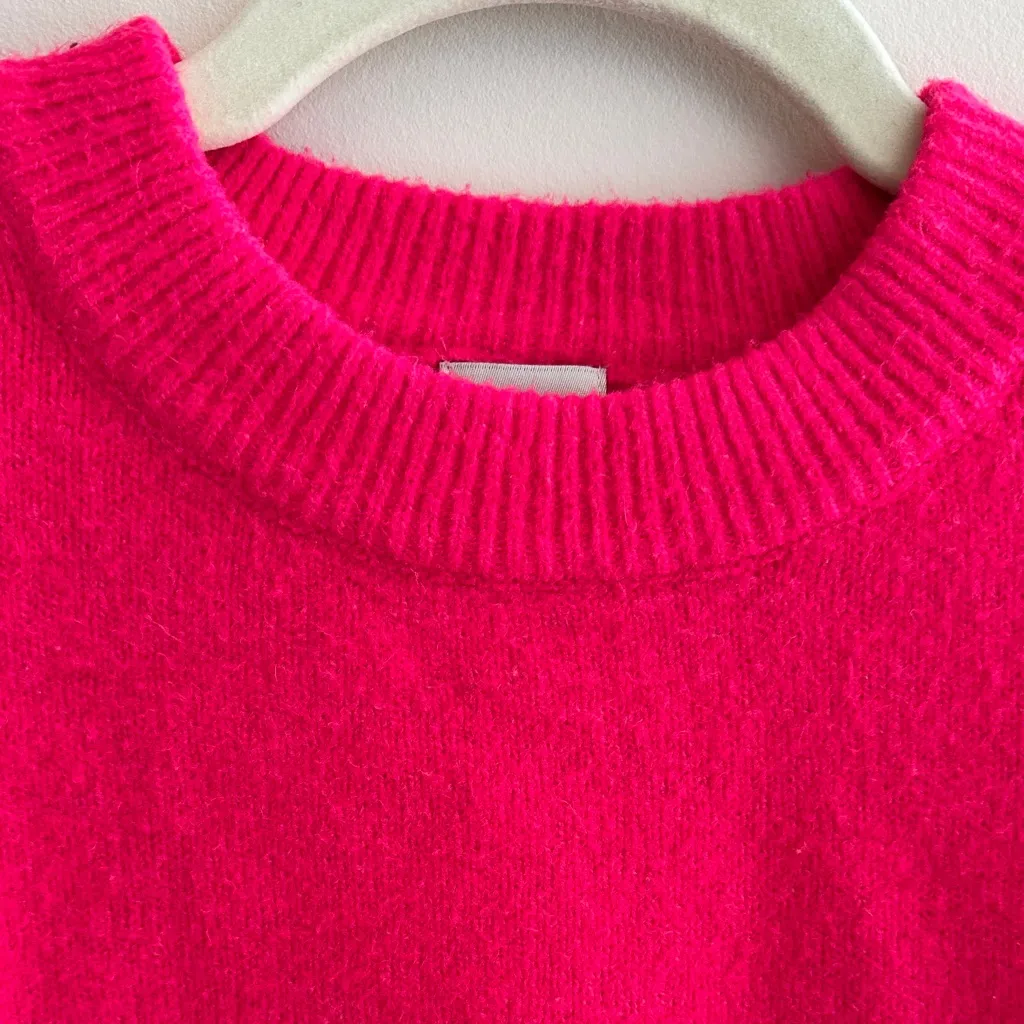 Women's Crewneck Tunic Pullover Sweater - A New Day™ Pink, Size Medium - Image 12