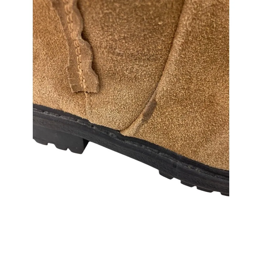 *Sam Edelman Tilden Boots Womens Size 5.5 Brown Suede Mid Calf Faux Fur Lining - Image 9