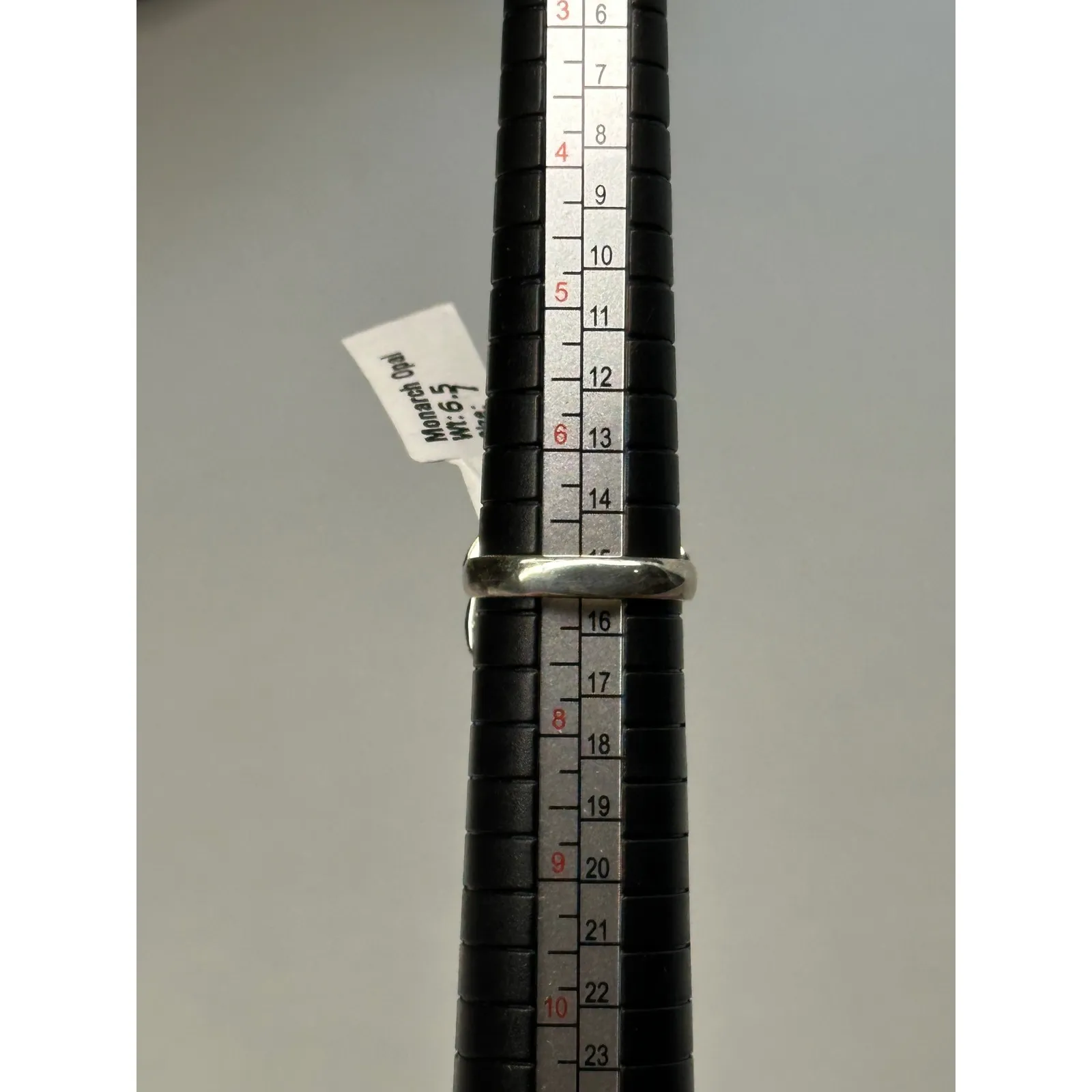 Monarch Opal/ Spiderweb Opal Sterling Silver Ring Size 7 - Image 7