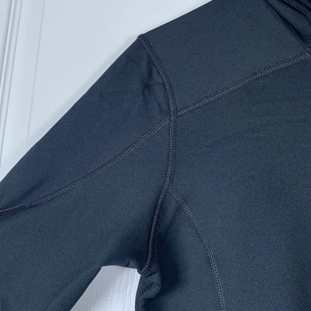 Nike Fit Dry Pro Therma-fit Long Sleeve Top Black Active Athleisure Size Med EUC - Image 4