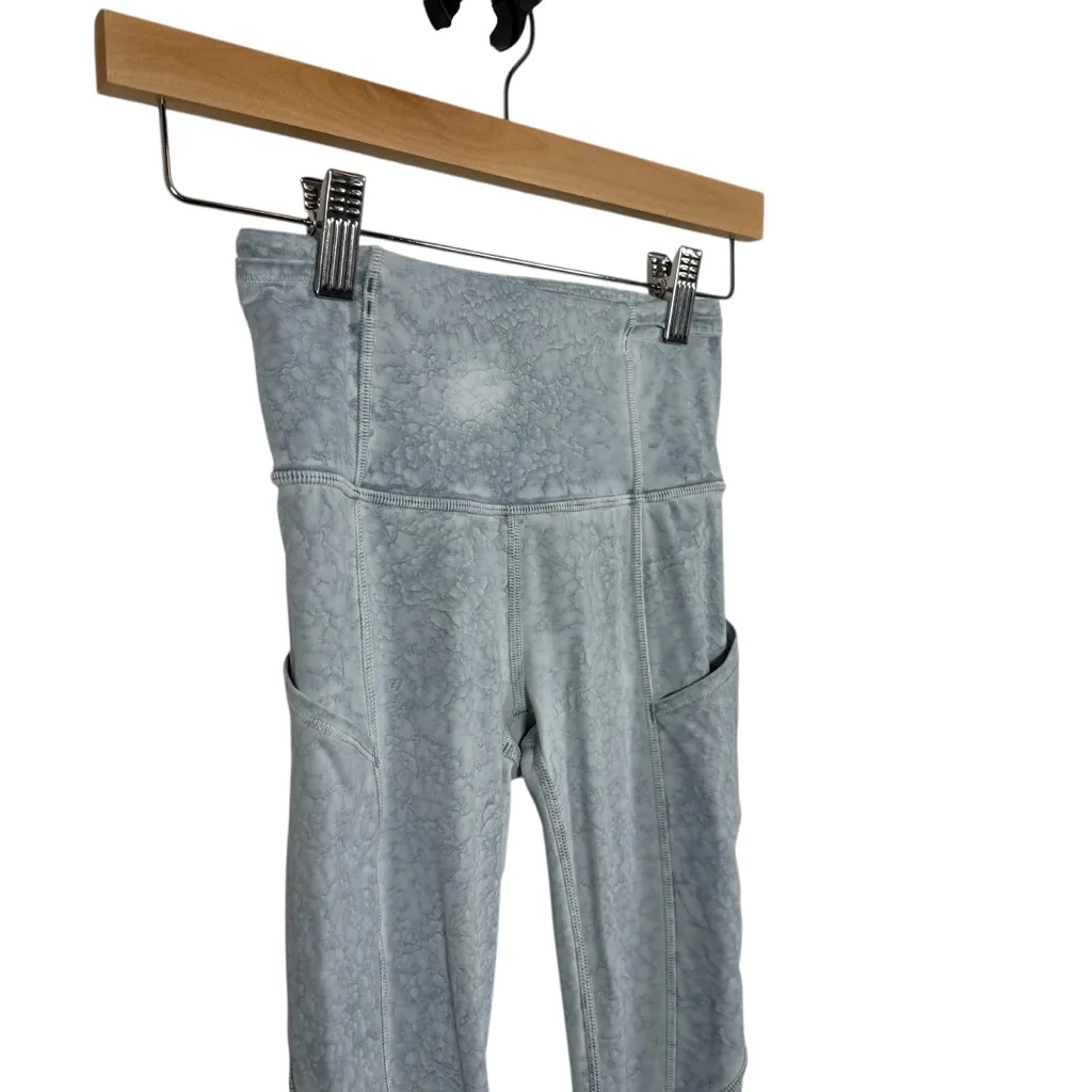 Lululemon Fast and Free Tight 25" *Nulux City Grit White Blue Fog 2 - Image 10